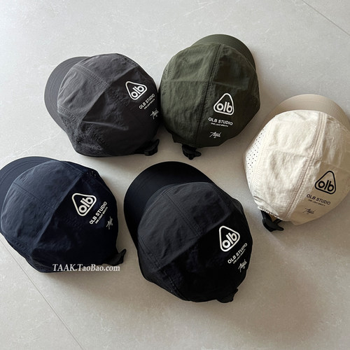 TAAK潮牌户外速干短沿棒球帽子女夏季百搭网眼透气短帽檐鸭舌帽男 - 图0