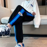 Tide, осенние повседневные брюки для отдыха, радужные штаны, по фигуре, свободный прямой крой