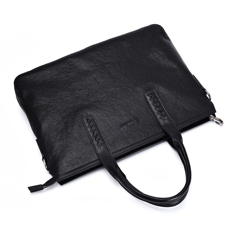 高端男包横款手提包男士真皮公文包头层牛皮软皮电脑包单肩斜挎包,淘宝优惠券,粉丝福利购,淘宝优惠卷