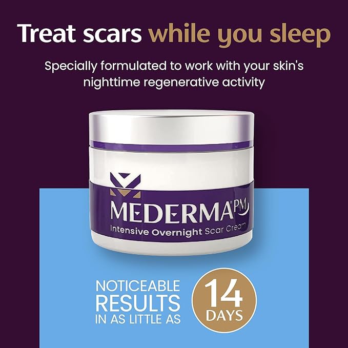 【海外正品】Mederma PM Intensiveq强效夜间疤痕修复紧致面霜48g - 图0