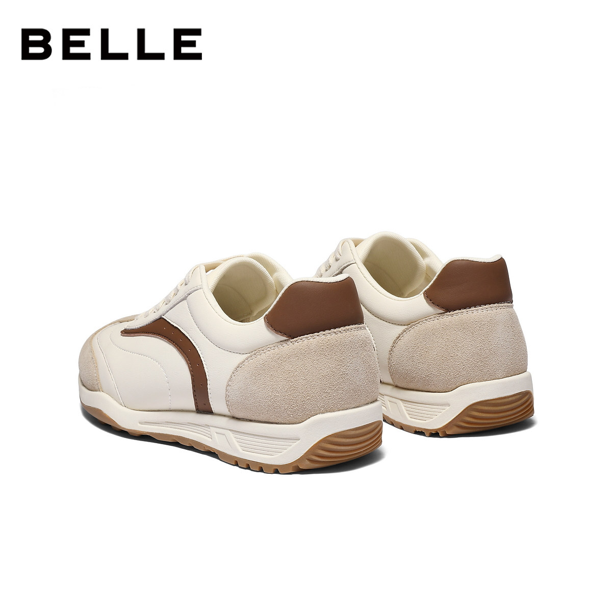 百丽男士慢跑休闲运动跑步阿甘德训鞋男2026春季新款撞色A2311AM6,淘宝优惠券,粉丝福利购,淘宝优惠卷