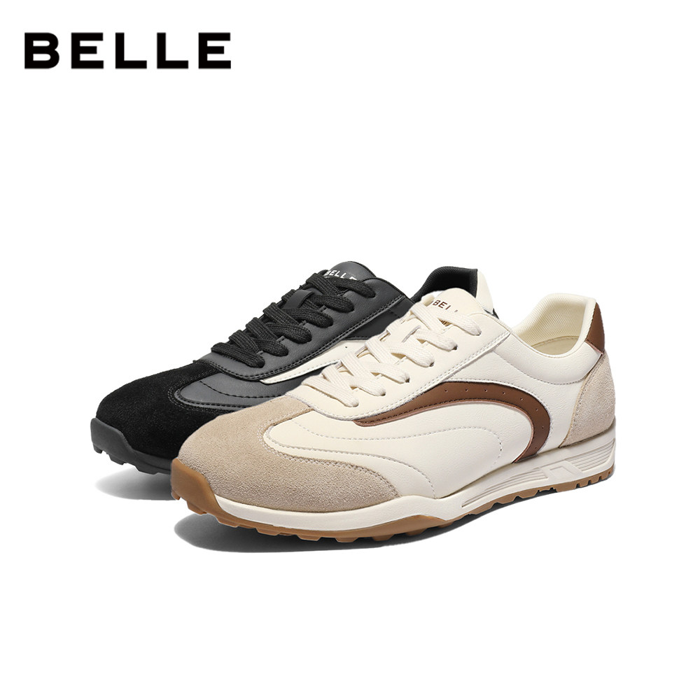 百丽男士慢跑休闲运动跑步阿甘德训鞋男2026春季新款撞色A2311AM6,淘宝优惠券,粉丝福利购,淘宝优惠卷