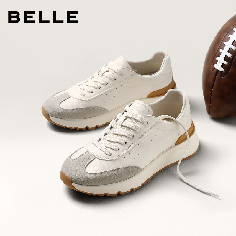 百丽男士厚底增高休闲运动阿甘德训板鞋男26春季新款慢跑8YM01AM6,淘宝优惠券,粉丝福利购,淘宝优惠卷