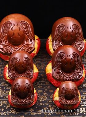 台湾工艺木鱼法器实木紫檀木木鱼