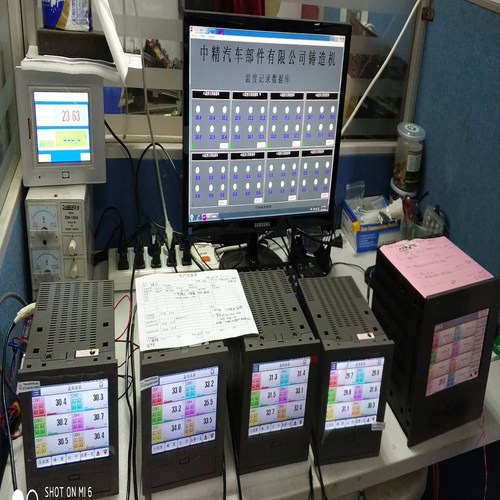 触摸屏无纸记录仪 TEMI2500温湿度测试仪多路信号通讯模块配件 - 图1