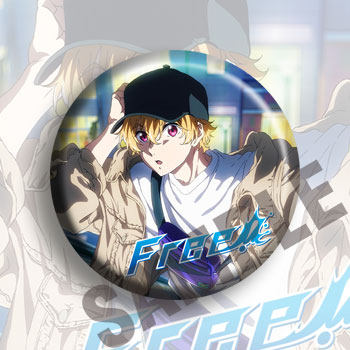 FREE 男子游泳部 动漫徽章胸章 二次元周边定制 D款 非挂画挂件 - 图2