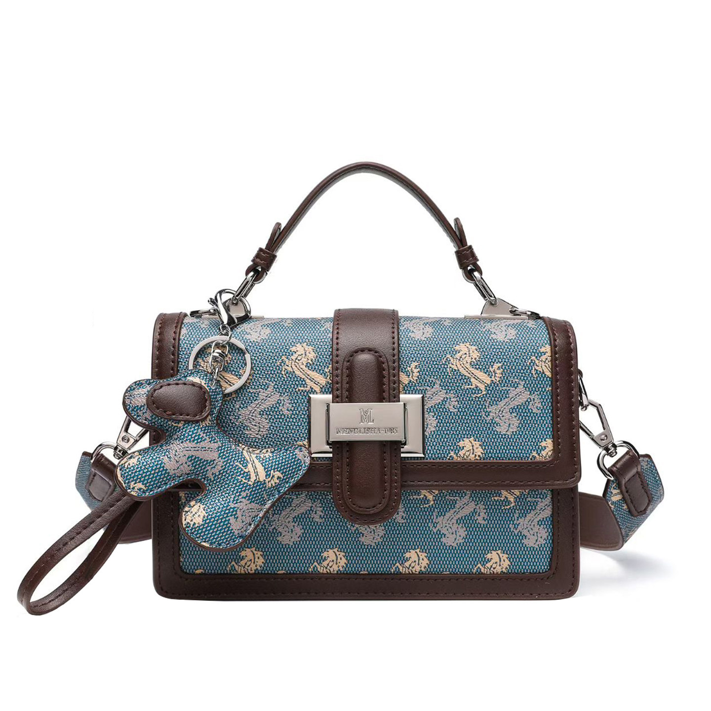 品牌包包真皮手提小方包女式小包包2026新款时尚高级感单肩斜挎包