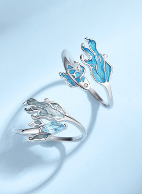 余生有你情侣戒指S925纯银