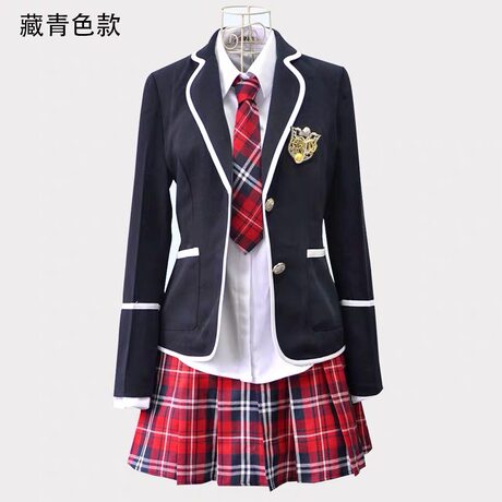 英伦学院风校服套装韩国春秋男女班服初高中生jk制服水手