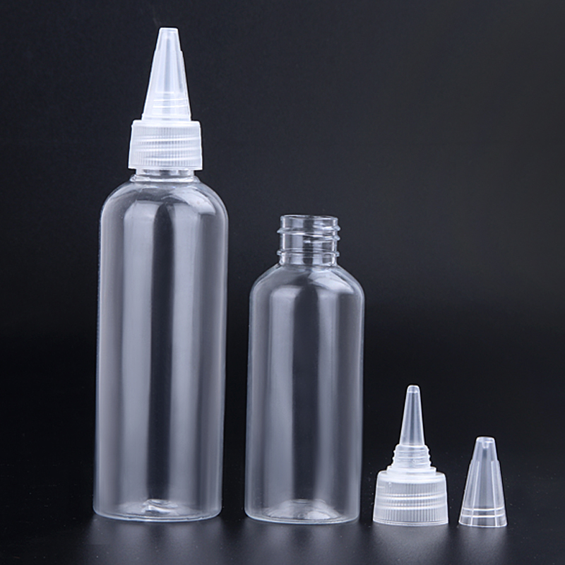 透明尖嘴瓶挤压瓶塑料滴瓶小空瓶胶水软塑料瓶乳液分装瓶颜料瓶