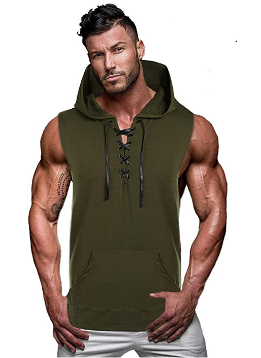 stringers mens singlet gyms tanktop workout clothes 灰色黑色 - 图0