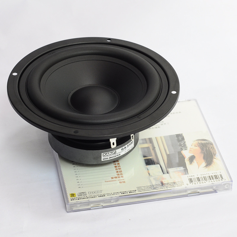 正品佳讯5寸5.5寸中低音喇叭QA-5100 MG-5008发烧HIFI音响扬声器 - 图1