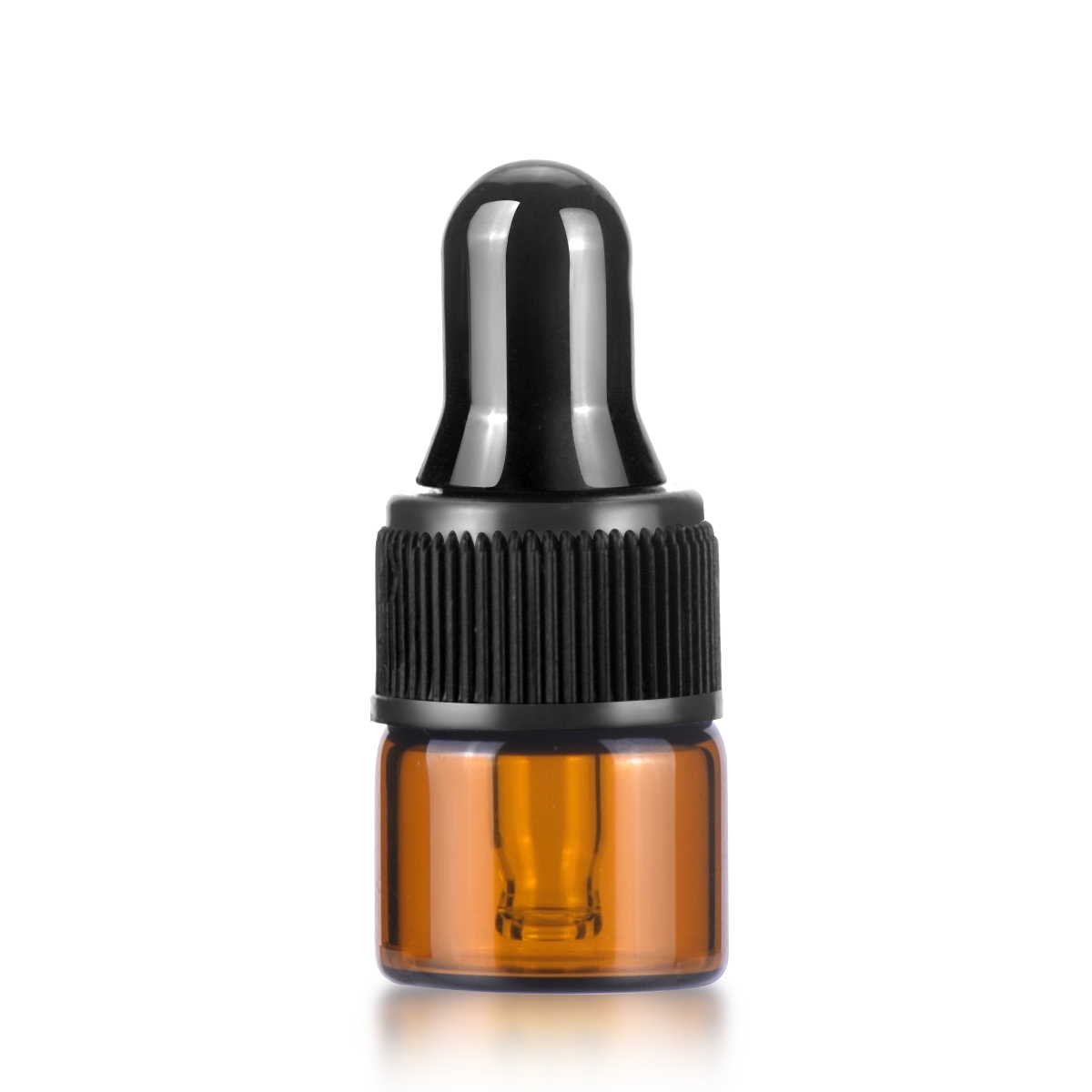 1毫升2毫升3毫升台湾版精油玻璃滴管试用瓶防滑螺纹好用不漏油 - 图1