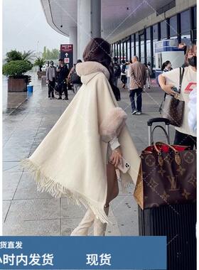 披肩披风斗篷外套女秋冬