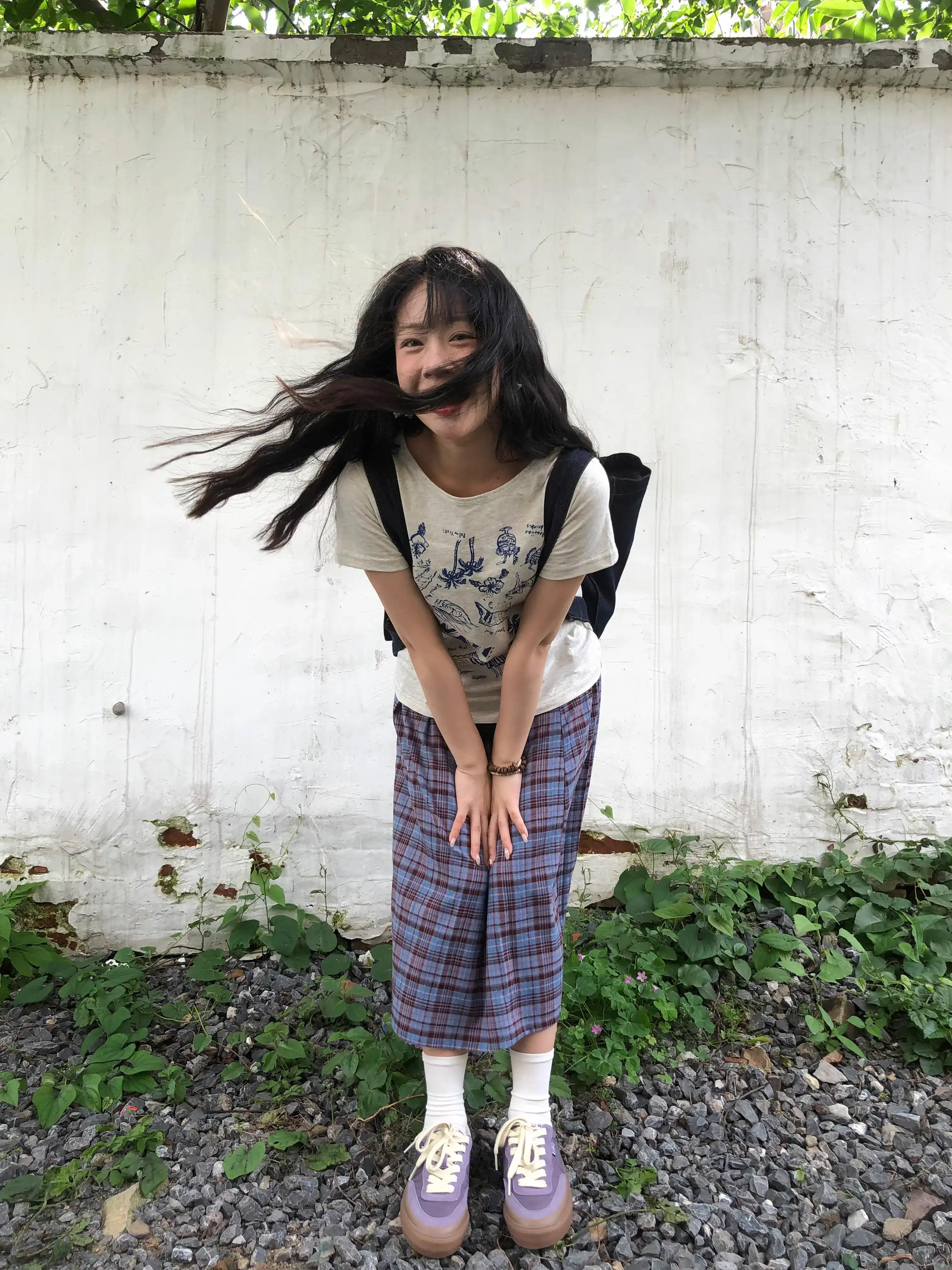 ODD/美式复古夏威夷冲浪印花显瘦ins风百搭纯棉休闲圆领短袖T恤女 - 图2