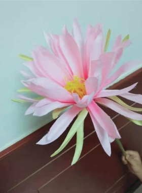 包邮仿真昙花假荷花花手拿花道具