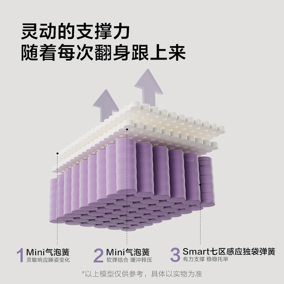 Xilinmenjuejue purple spring mattress