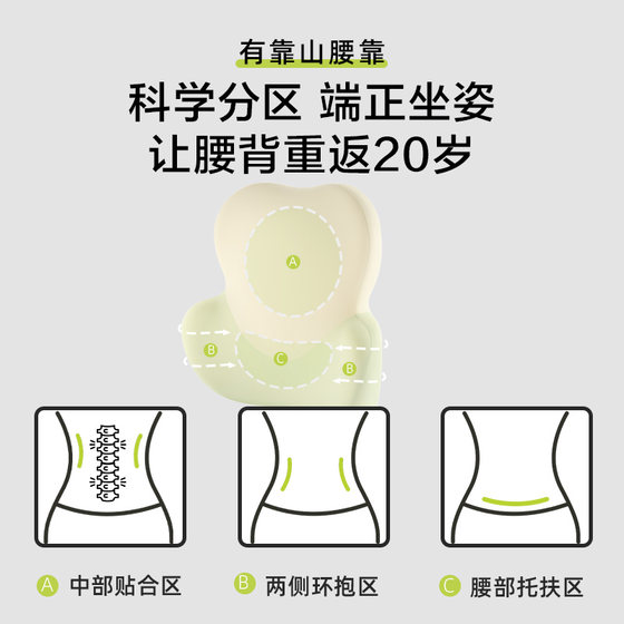 Xilinmen office chair headrest pillow work station sedentary lunch break artifact waist support cushion waist back cushion
