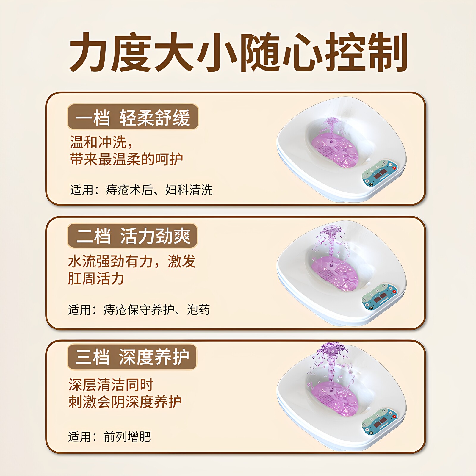 恒温坐浴盆痔疮加热男女士专用电动冲洗按摩带凳术后熏蒸泡药免蹲