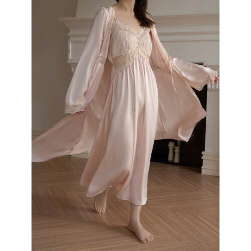 Roserosee茜茜公主 春夏新款性感蕾丝连衣裙女独特绝美睡裙可外穿 - 图1