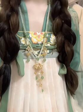 国风汉服璎珞背云新中式项链