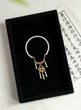 BJD玩偶娃哇专用小配饰小项圈璎珞国风流苏项饰手工古风项链饰品