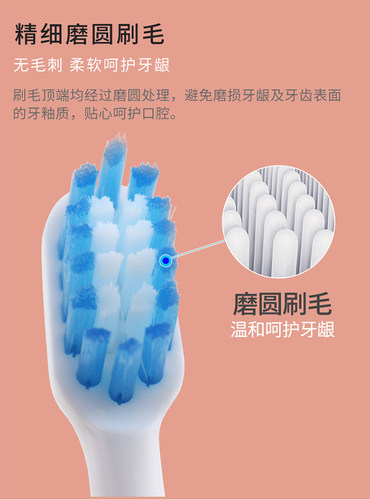 适配海尔KKC/ZR电动牙刷头720Z5WX5替换Z5/Z7艾优p7福派A6S plus - 图2