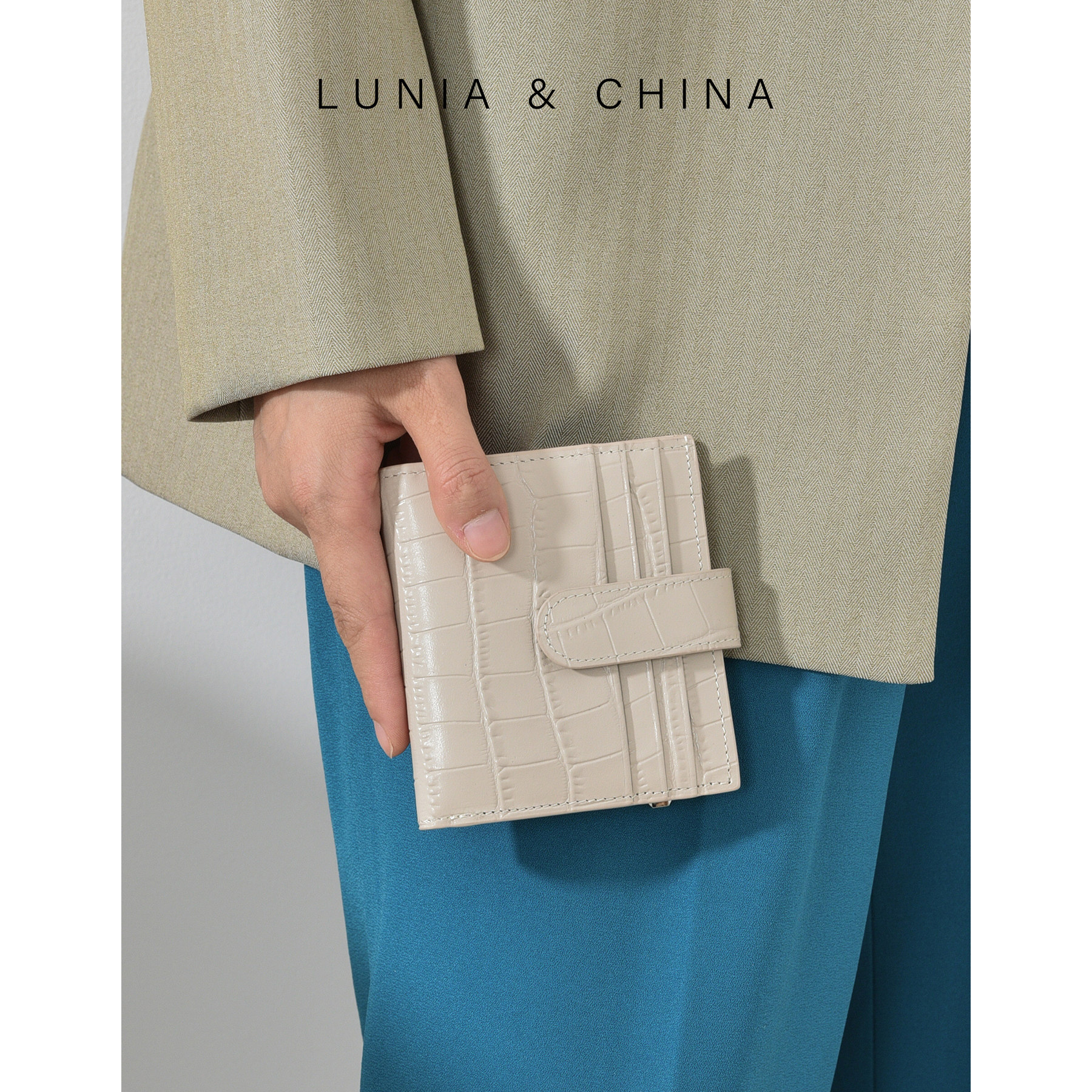 韩国东大门bucks leather零钱包 路尼亚钱包