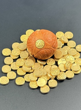 不掉色纯黄铜镶嵌标克罗六芒星面具三角凤眼菩提星月配件文玩配饰