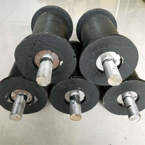 Anti-static flame-retardant ground roller for underground mining steel wire rope conveying abrasion-proof roller