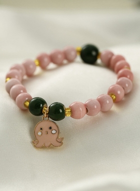 陶瓷黑色古风串珠礼品韩版手链