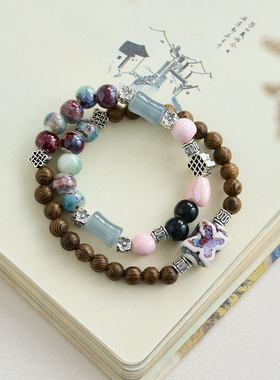 民族风双圈手链手链性价比货源