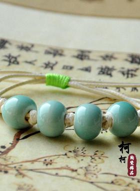 陶瓷珠子民族风可调节伸缩手链