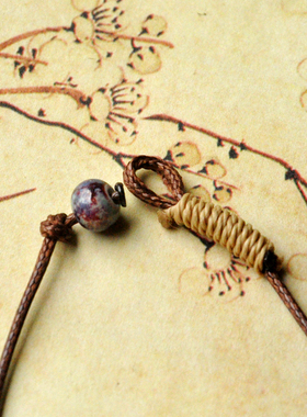 陶瓷饰品手工捏制通用项链