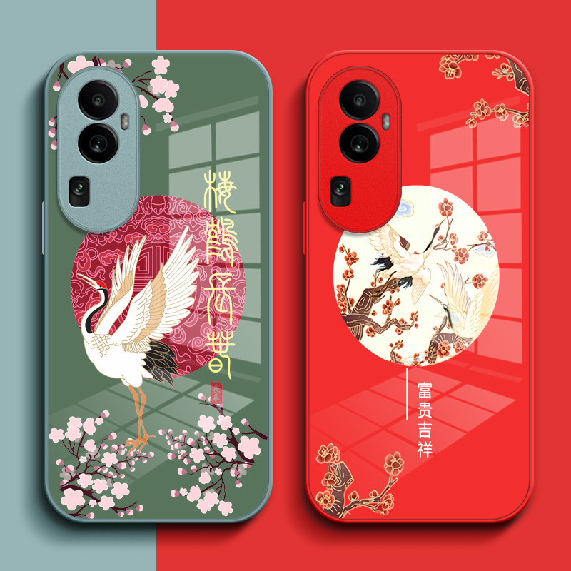 适用oppo Reno10pro手机壳PHV110钢化玻璃壳reon10pr0硬壳PHV11o奢华ronel0pro保护套Rneo1opro高级感保护壳 - 图0