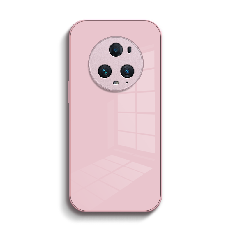 适用荣耀Magic5pro手机壳PGT-AN10简约magc5Pro新款PGT-AN1o全包maglc5pro轻奢保护套纯色玻璃套硬壳玻璃壳 - 图3