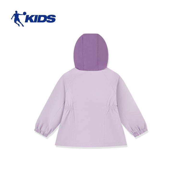 乔丹儿童女童冬季外套摇粒加绒保暖小童连帽户外加厚防水梭织风衣,淘宝优惠券,粉丝福利购,淘宝优惠卷