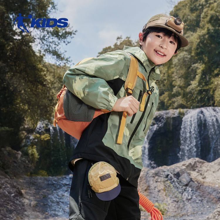 乔丹童装男童加绒外套摇粒两件套2025冬季新款大童三合一户外风衣,淘宝优惠券,粉丝福利购,淘宝优惠卷