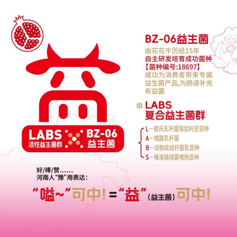 河南风味新品低温酸奶荆芥青瓜牡丹石榴益生菌奶早餐180g/袋*10袋
