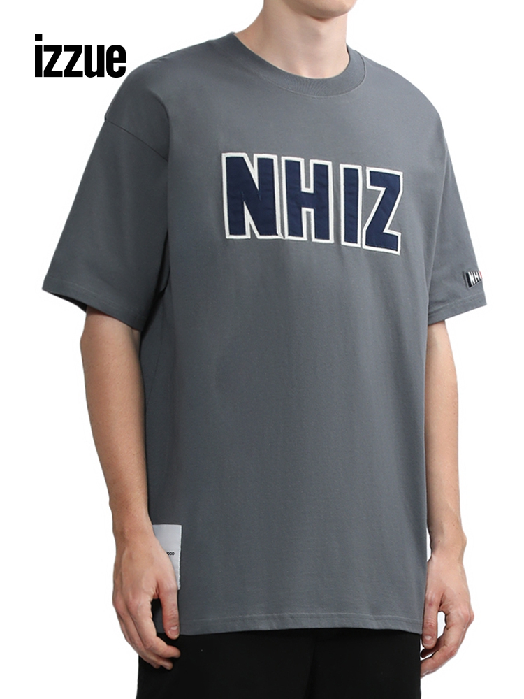 NHIZ izzue x NEIGHBORHOOD联名男装短袖重磅T恤2023夏季1140S3K - 图0