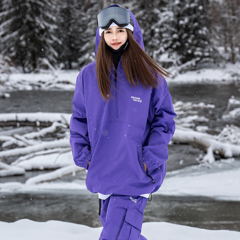 GT雪具24/25新款GT连帽套头男女单板滑雪服套装滑雪裤冬季防风,淘宝优惠券,粉丝福利购,淘宝优惠卷