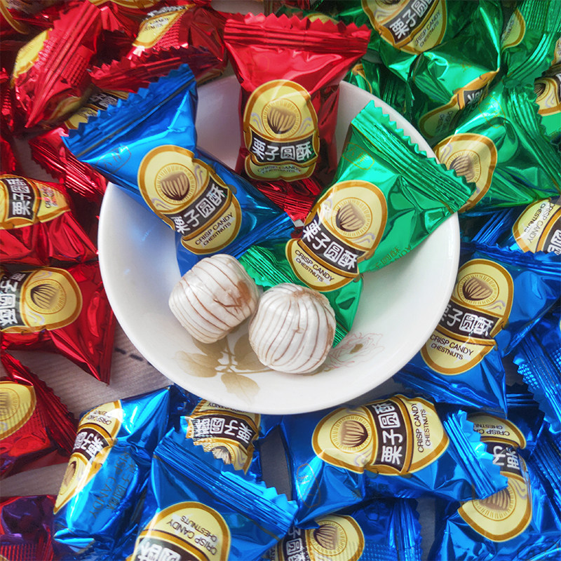 恒盛六祥栗子酥酥糖零食过年春节年货喜糖小吃食品糖果甜食婚庆糖 - 图2