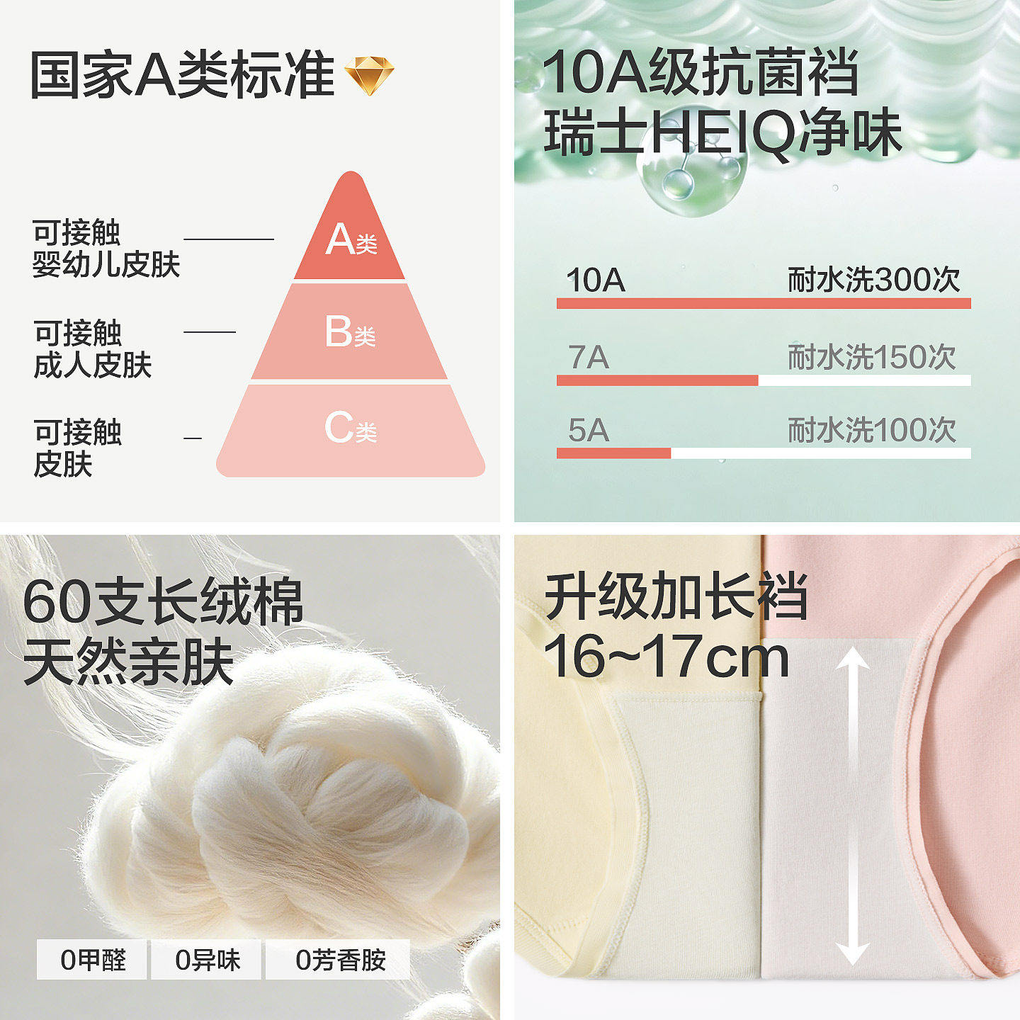 红豆女士抗菌内裤纯棉全棉裆无痕大码透气中腰抑菌三角裤头女春夏