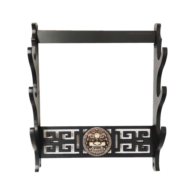 镇宅挂墙刀剑架剑托麒麟头合金贴牌高端兵器架墙上武器架壁挂枪架,淘宝优惠券,粉丝福利购,淘宝优惠卷