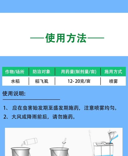 威远紫电50%吡蚜酮菊花水稻 稻飞虱蚜虫农药杀虫剂包邮 - 图0