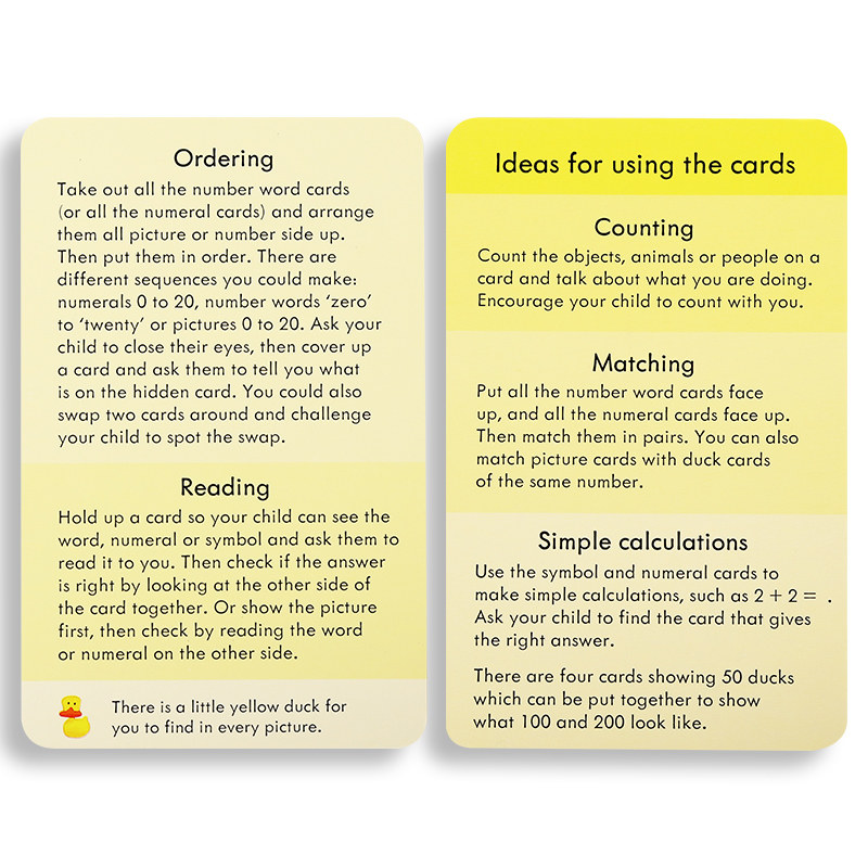 USBORNE Poppy and Sam 123 Flashcards 尤斯伯恩 数字卡片 数学启蒙 英语早教绘本亲子互动益智书课外读物1+岁 原版英文