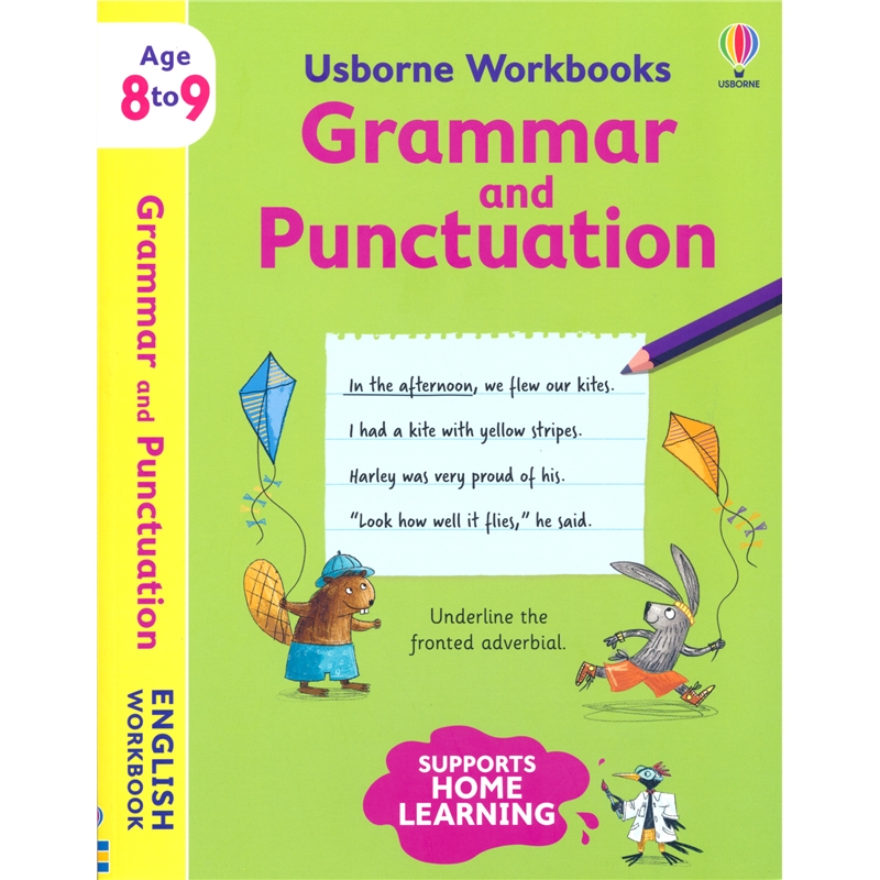 Usborne Workbook Spelling尤斯伯恩单词拼写练习册 8-9岁提高单词能力单词拆解英文原版进口儿童图书-图1