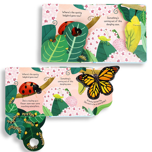 Usborne Little Lift and Look Bugs 昆虫主题 尤斯伯恩 幼儿启蒙翻翻书 儿童英语早教故事英文绘本 认知启蒙 ...