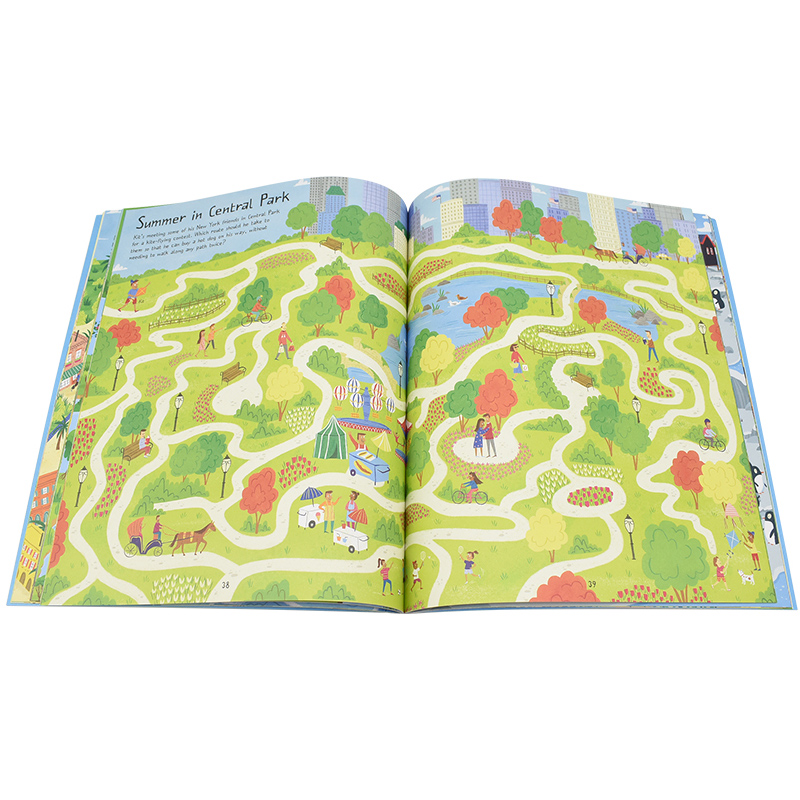 Usborne Around the World Mazes  尤斯伯恩 环游世界 迷宫大冒险 儿童益智活动书 迷宫书 3-6岁 英文原版进口图书 - 图1