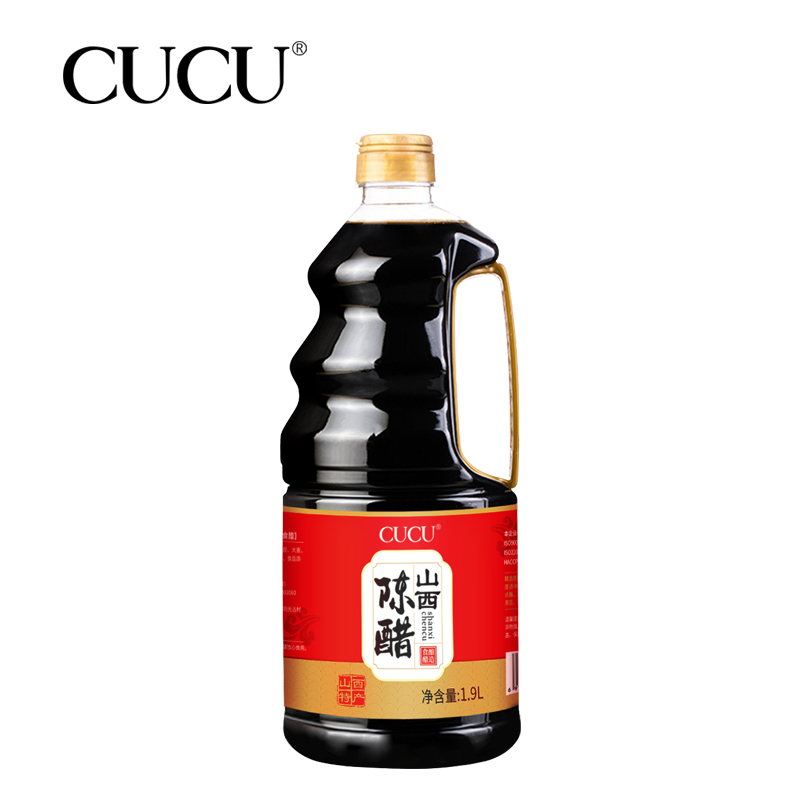 CUCU山西特产纯粮食酿造正宗陈醋家用1.9L炒拌粮食醋调味品 - 图3